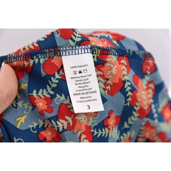 Lularoe Womens Bianka Kimono Jacket Cardigan Unicorn Floral Print Sz Small 3 - Picture 10 of 11